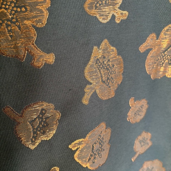 Ann Taylor Floral Gold Metallic Sheath Mini Dress Size 2P Party Cocktail Dressy - Picture 15 of 16